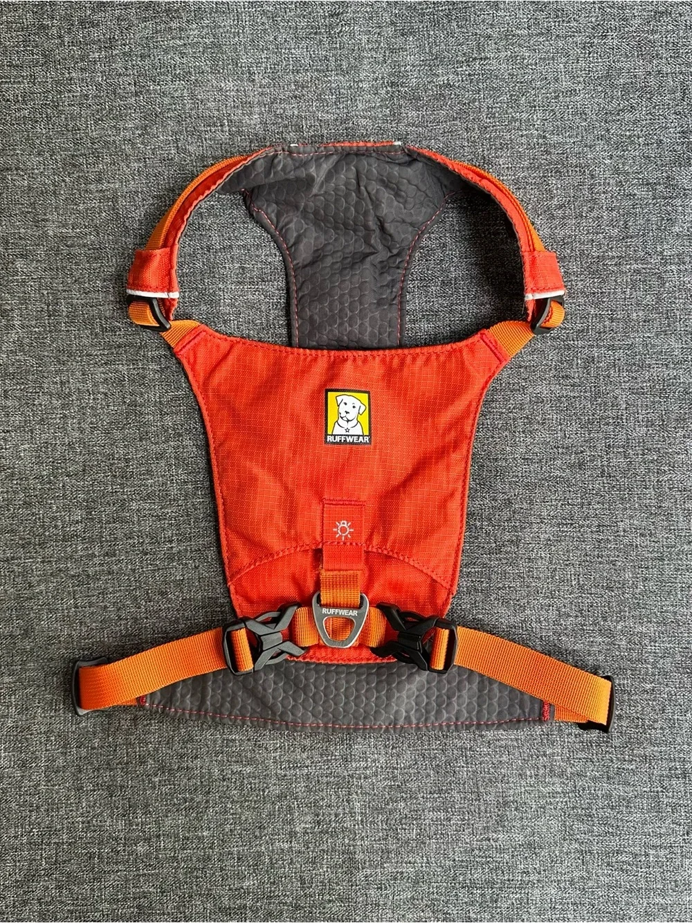 Ruffwear Hi & Light Dog Harness Lightweight Sockeye Red Orange Discontinued M